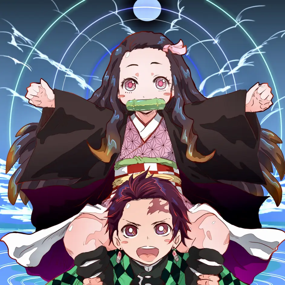 鬼滅の刃-祢豆子&炭治郎